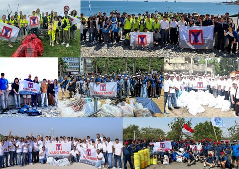 Yang Ming Employees Around the Globe Join Forces for International Coastal Cleanup Day