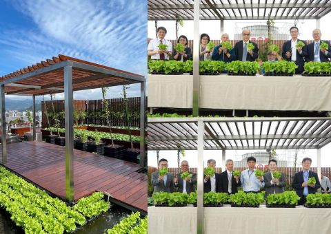 Yang Ming -Promotes Environmental Sustainability： Unveils Green Rooftop and Advances Green Energy Procurement