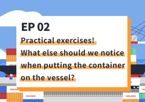 Practical exercises! What else should we notice when putting the container on the vessel?